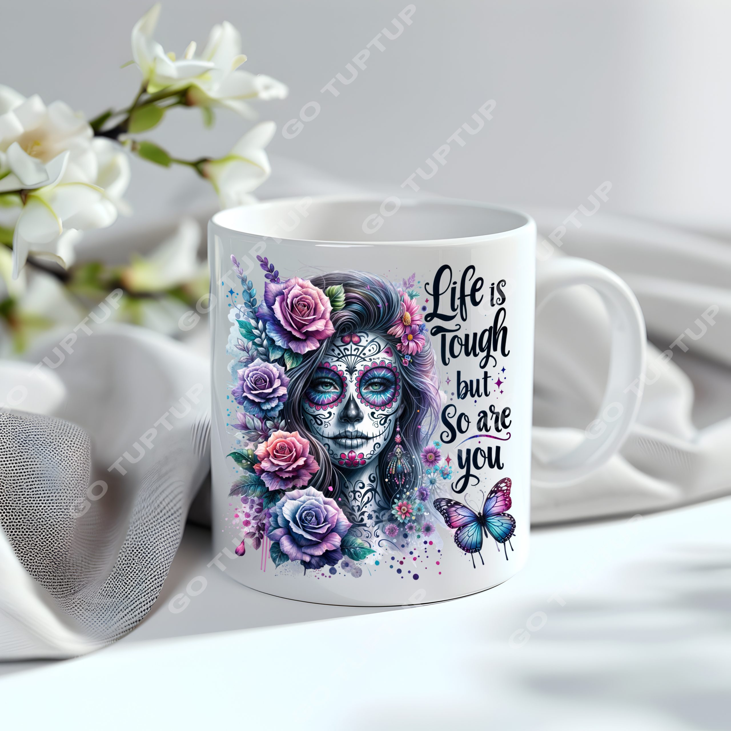 sugar-skull-white-mug