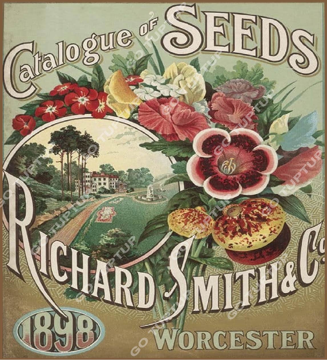 vintage metal garden signs G_001