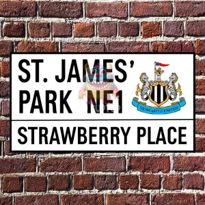 newcastle united wall sign (copy)