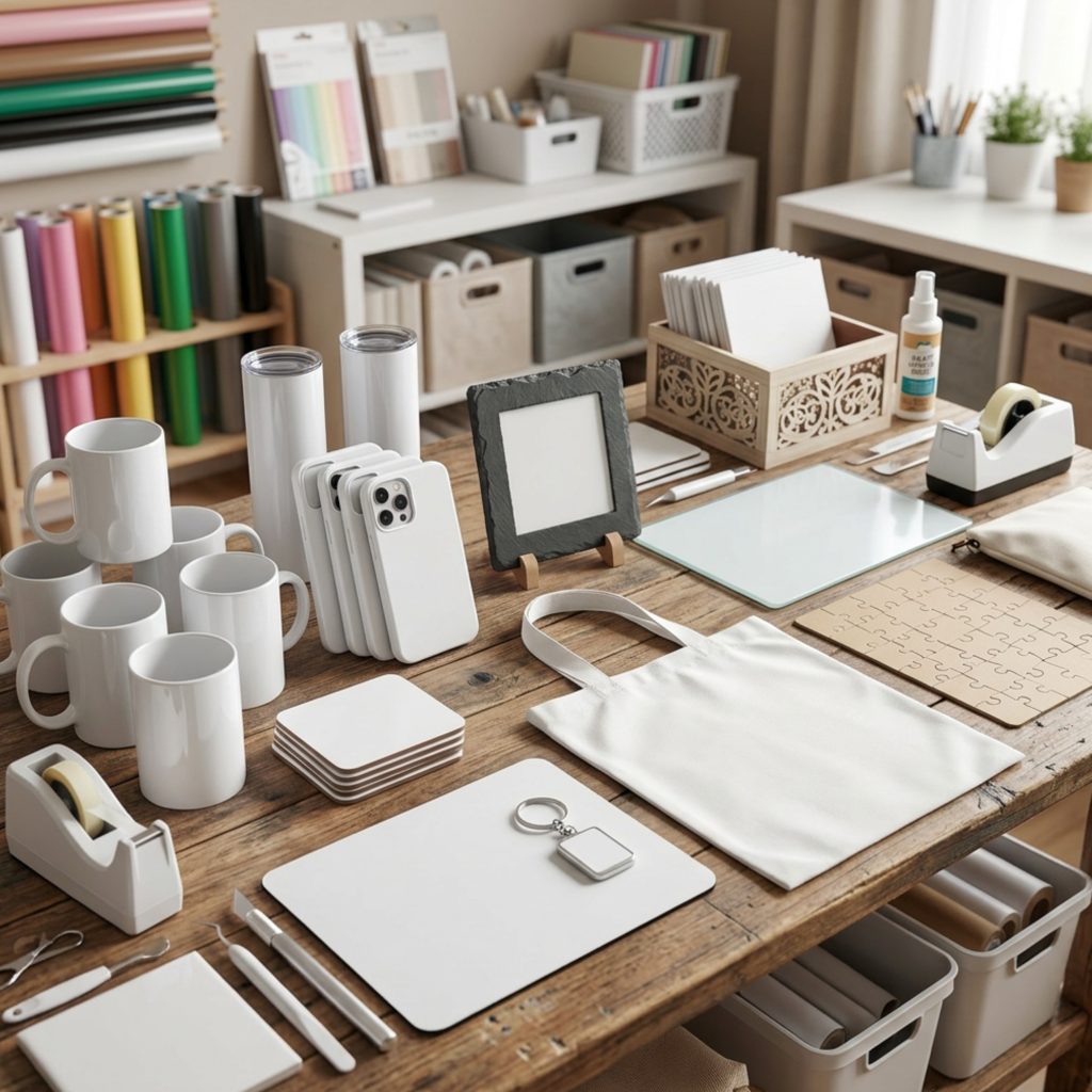 busy crafters bench product layout