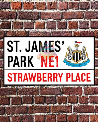 newcastle united wall sign
